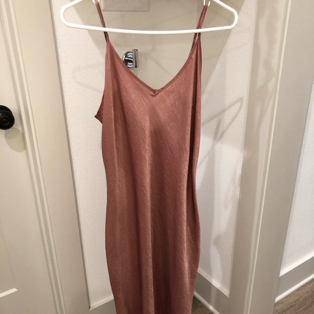 Mauve strappy dress